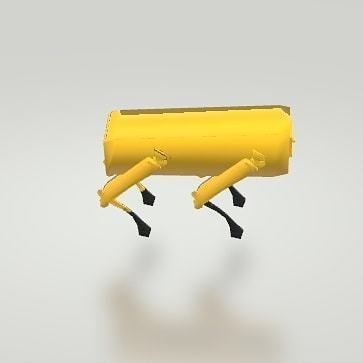 Robo Dog 3D Model Low-poly 3D model_3