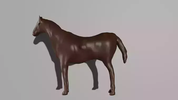 Horse Free low-poly 3D model