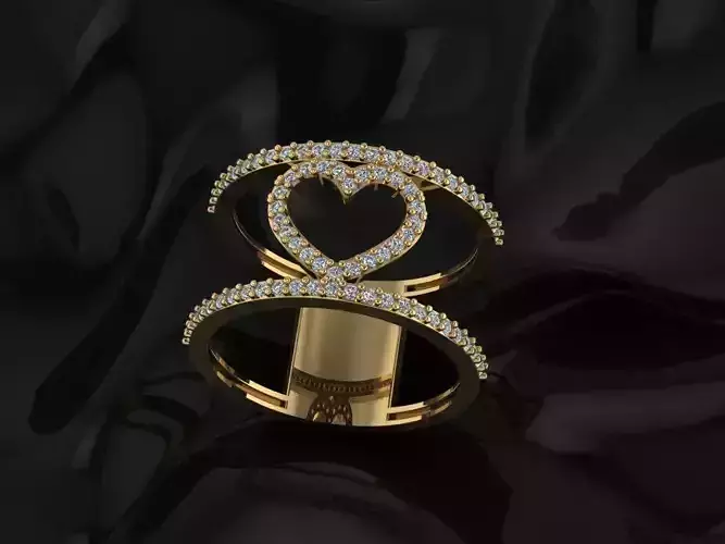  heart ring