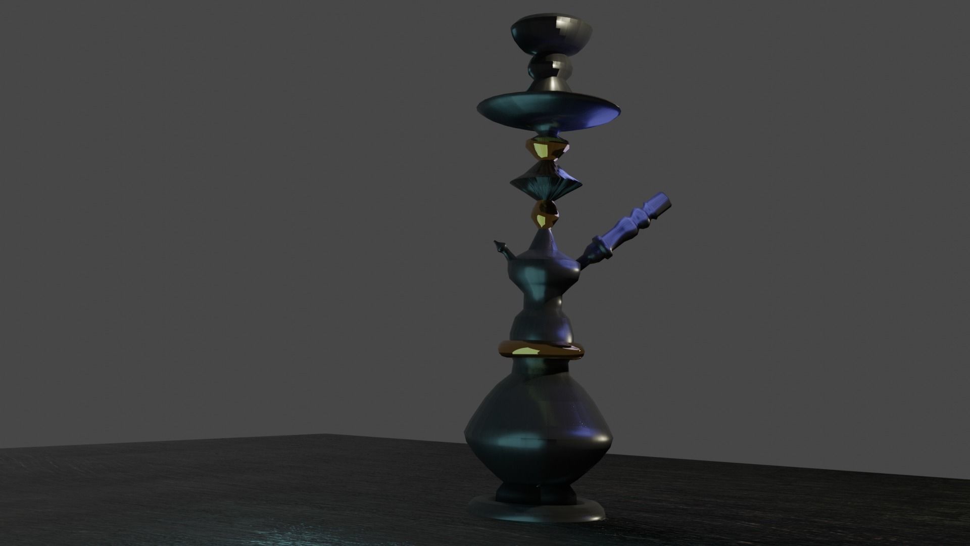 Hookah Free 3D model_1