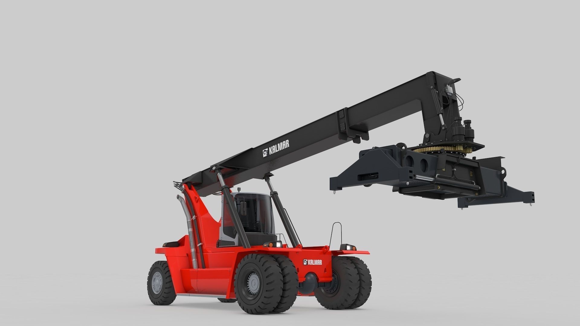 Container Handler and Straddle Carrier  3D Model Collection_18