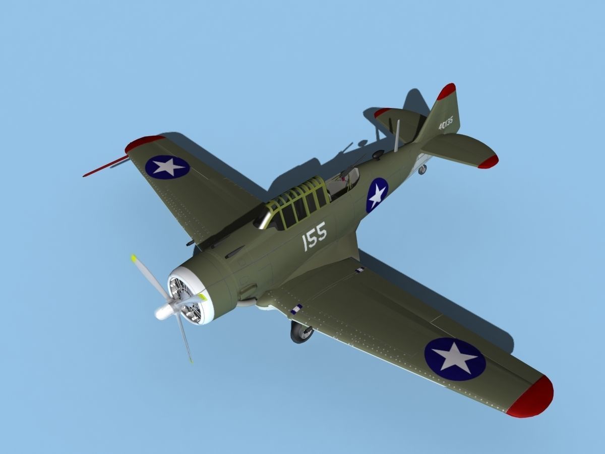 North American AT-6 Texan v01 USAAC 3D model_10