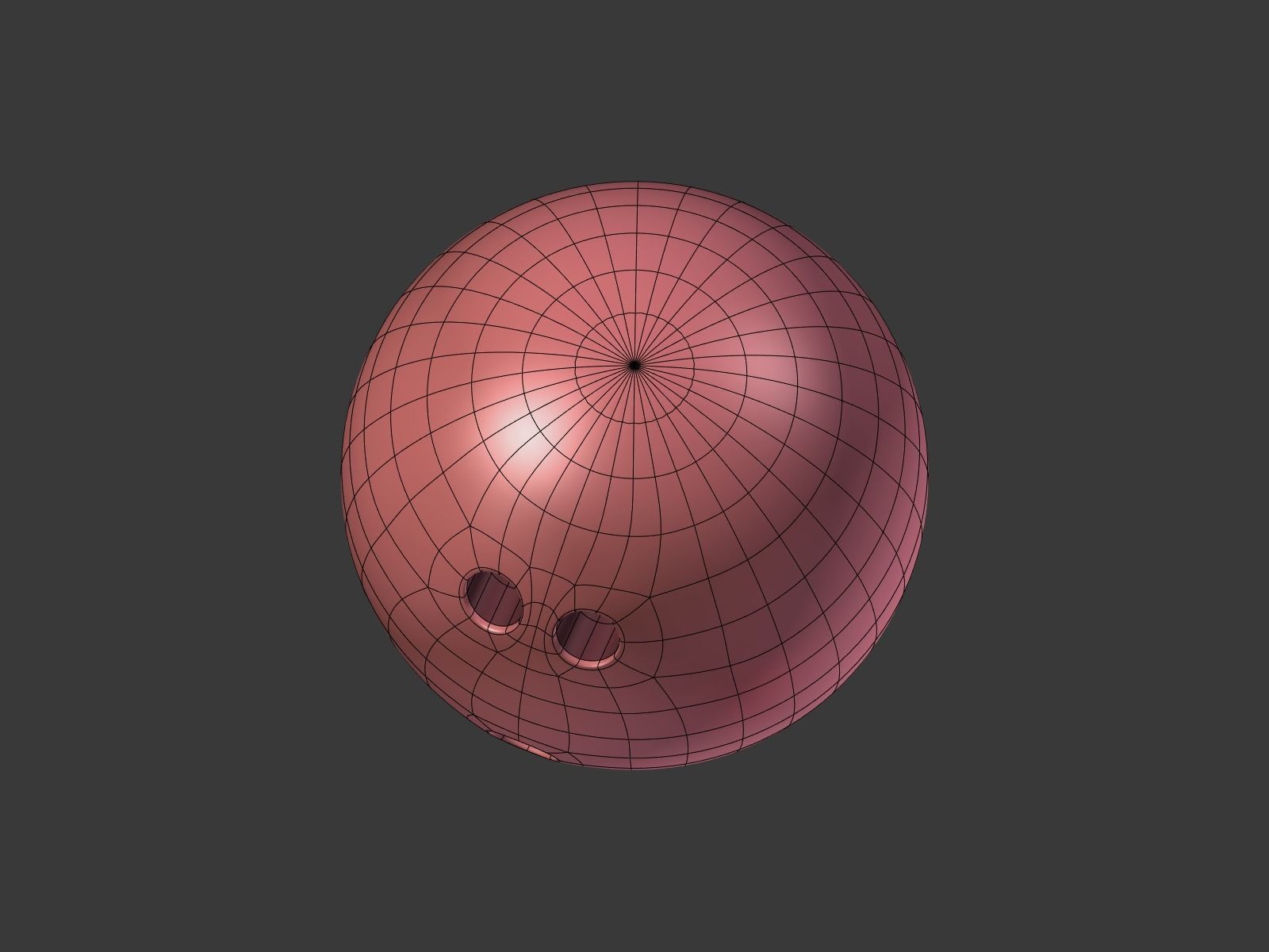 Cartoon Balls Low-poly 3D model_26