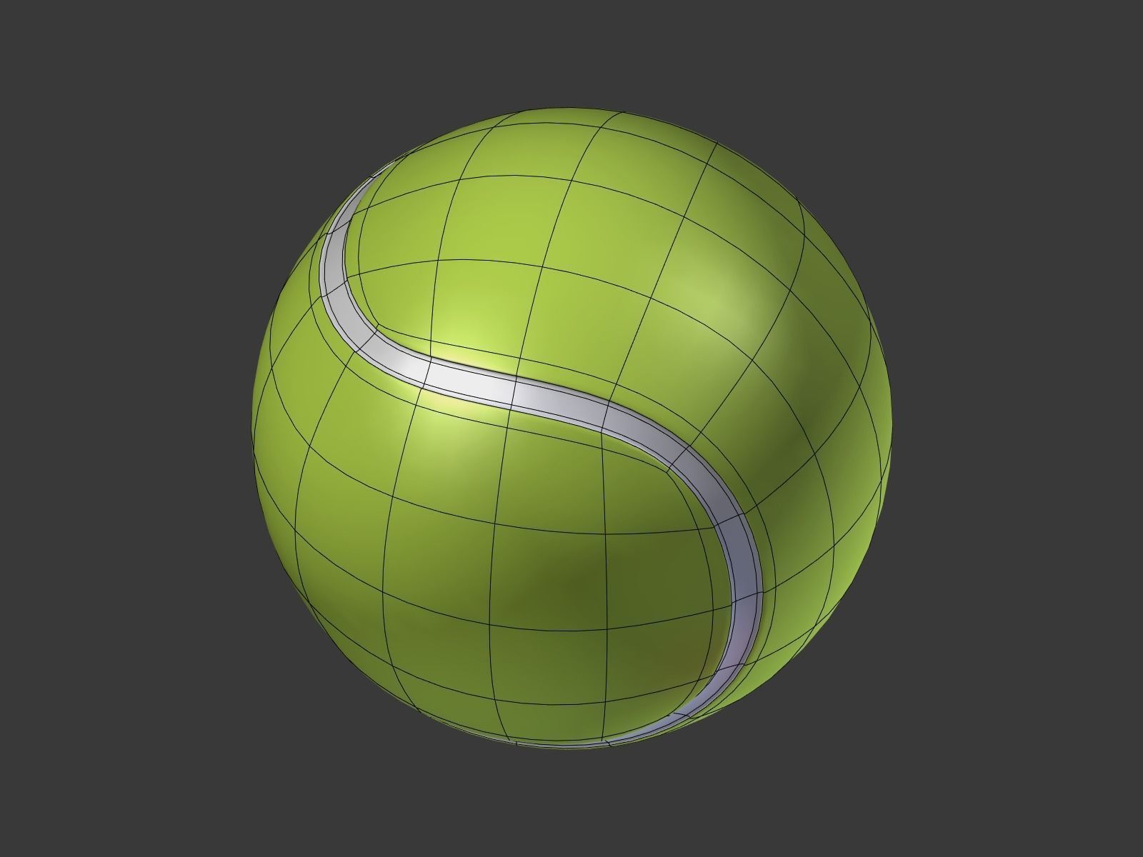 Cartoon Balls Low-poly 3D model_10