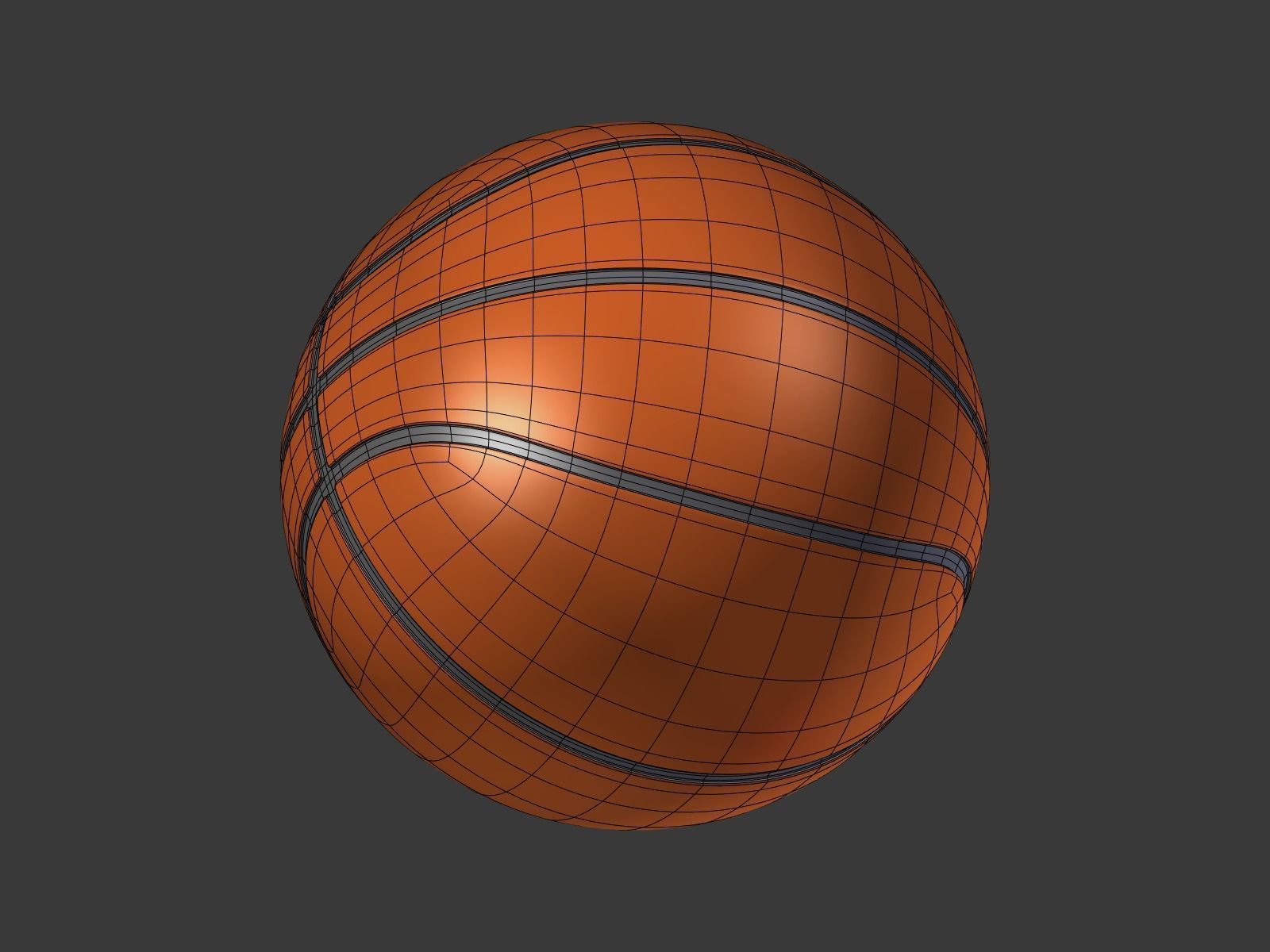 Cartoon Balls Low-poly 3D model_20