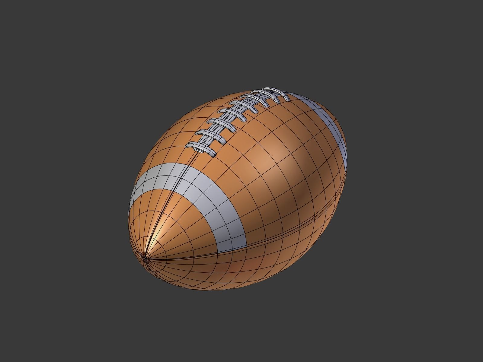 Cartoon Balls Low-poly 3D model_6