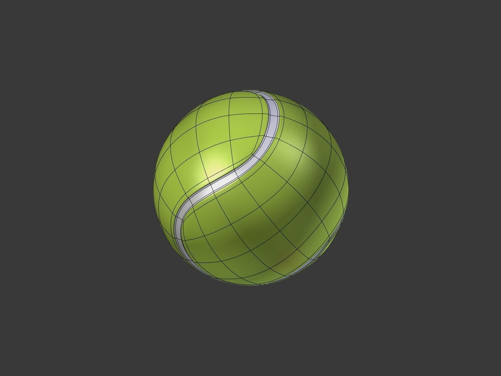 Cartoon Balls Low-poly 3D model_12