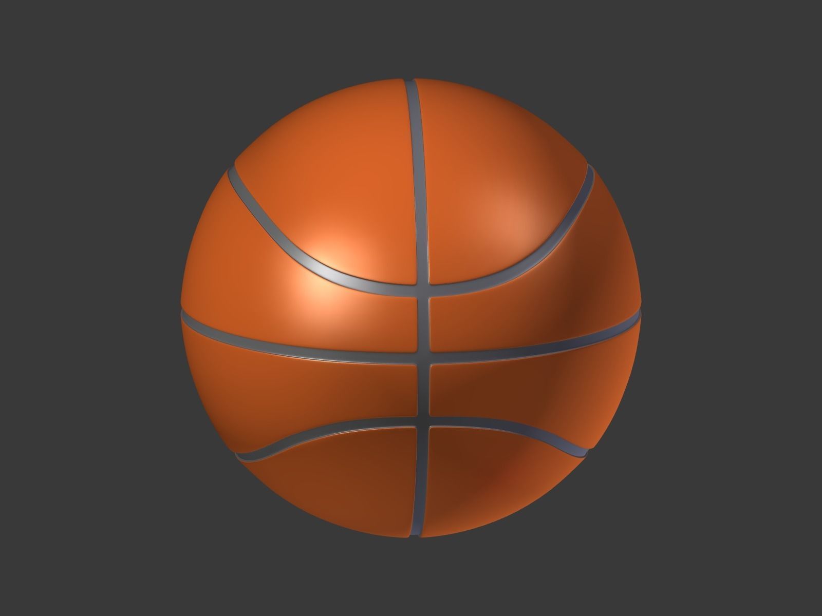 Cartoon Balls Low-poly 3D model_17