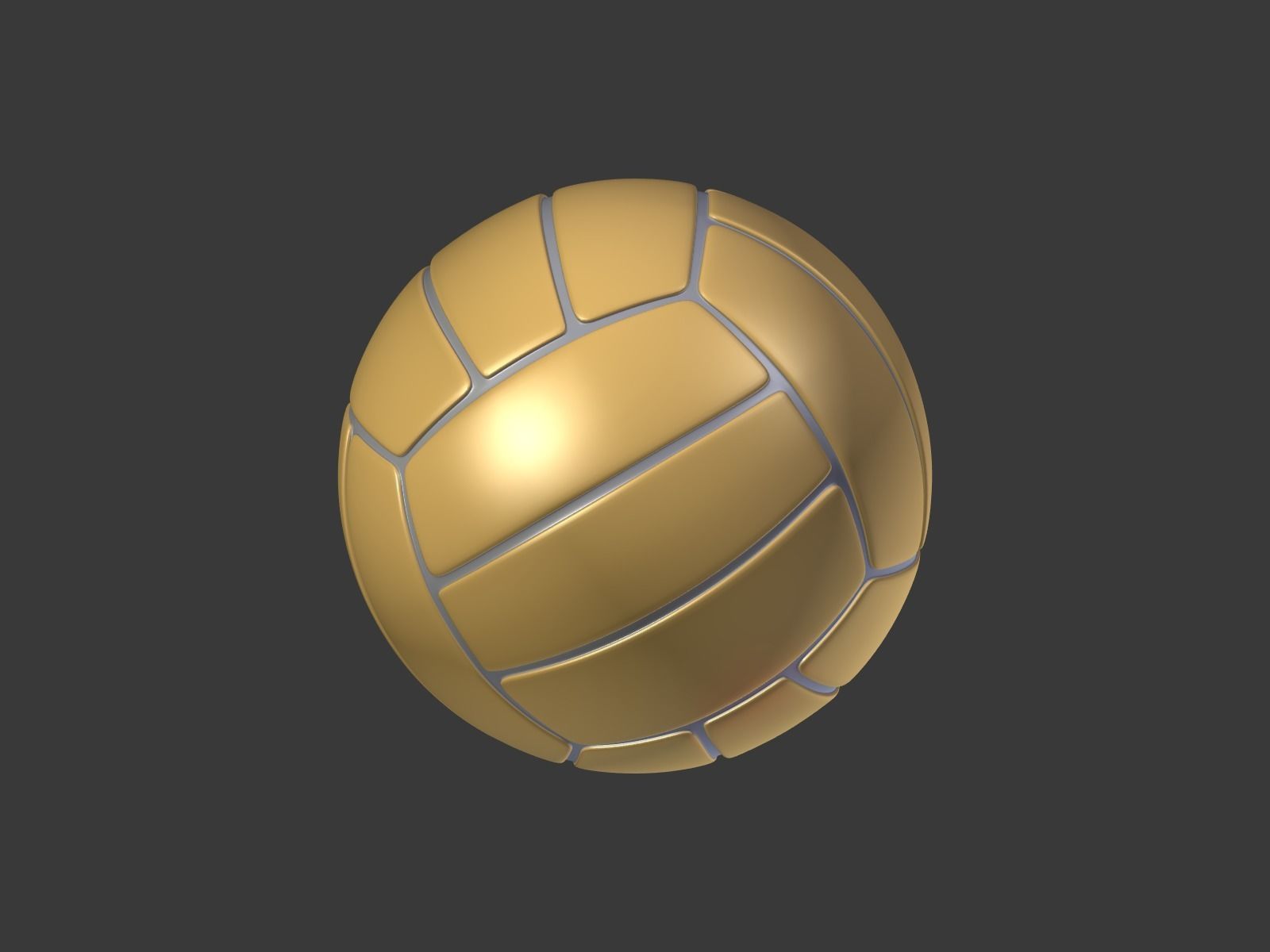 Cartoon Balls Low-poly 3D model_15