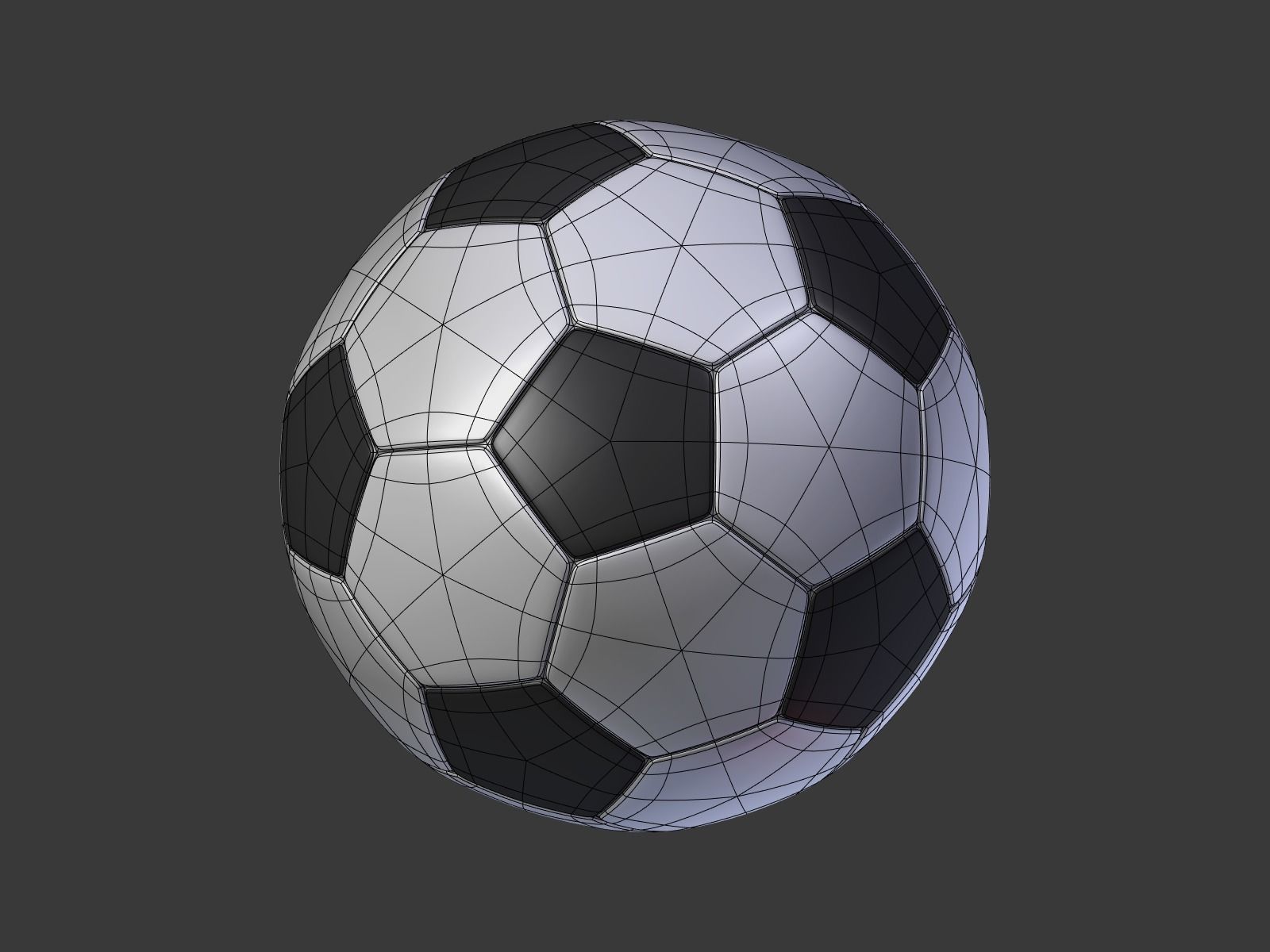 Cartoon Balls Low-poly 3D model_22