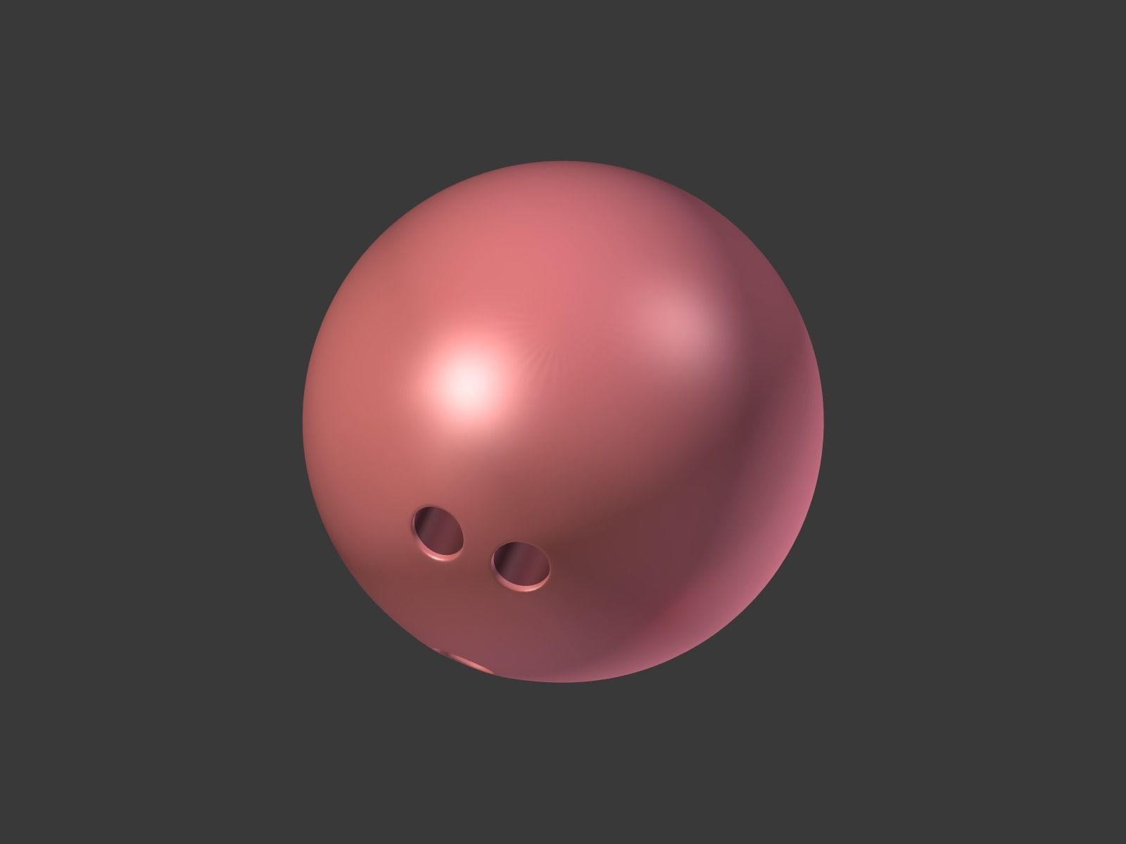 Cartoon Balls Low-poly 3D model_25