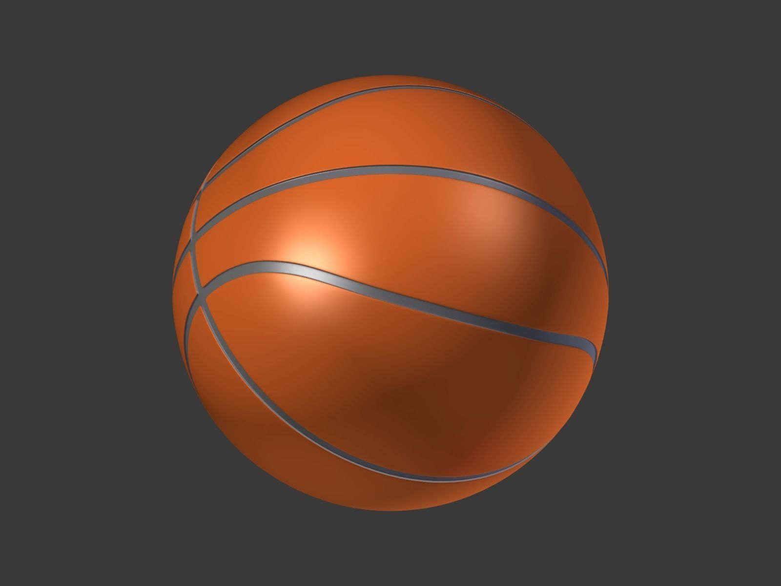 Cartoon Balls Low-poly 3D model_19