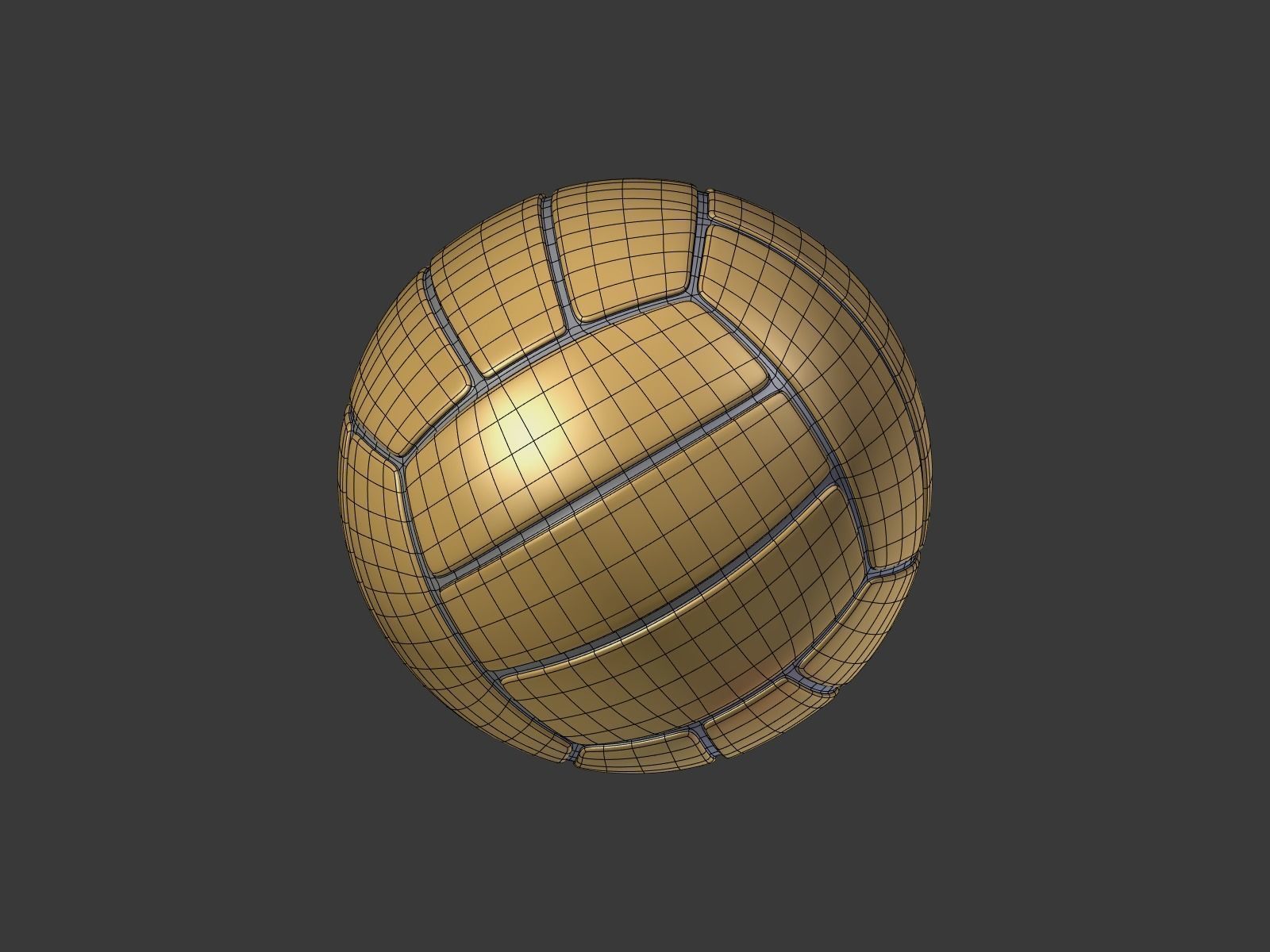 Cartoon Balls Low-poly 3D model_16
