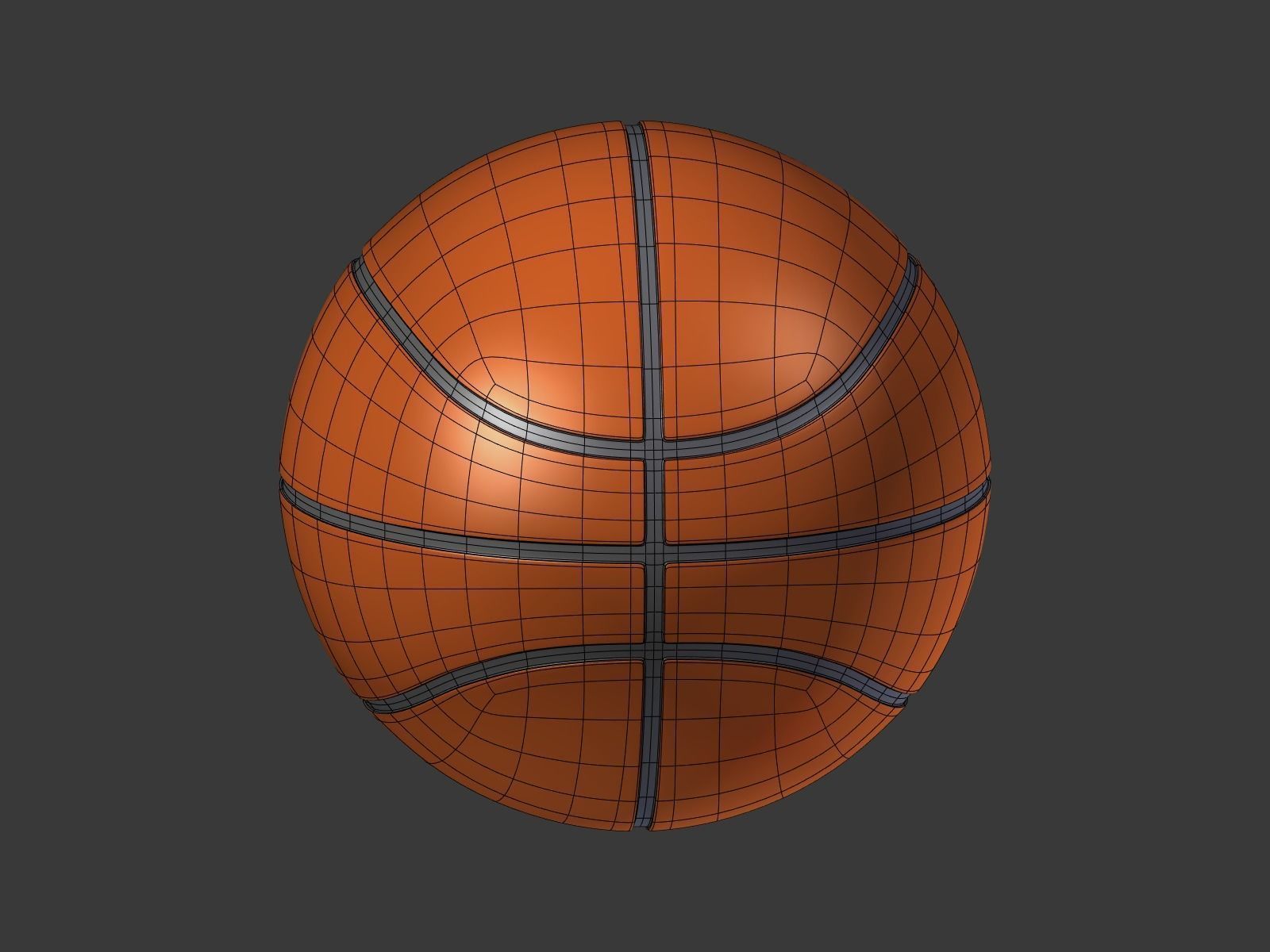 Cartoon Balls Low-poly 3D model_18