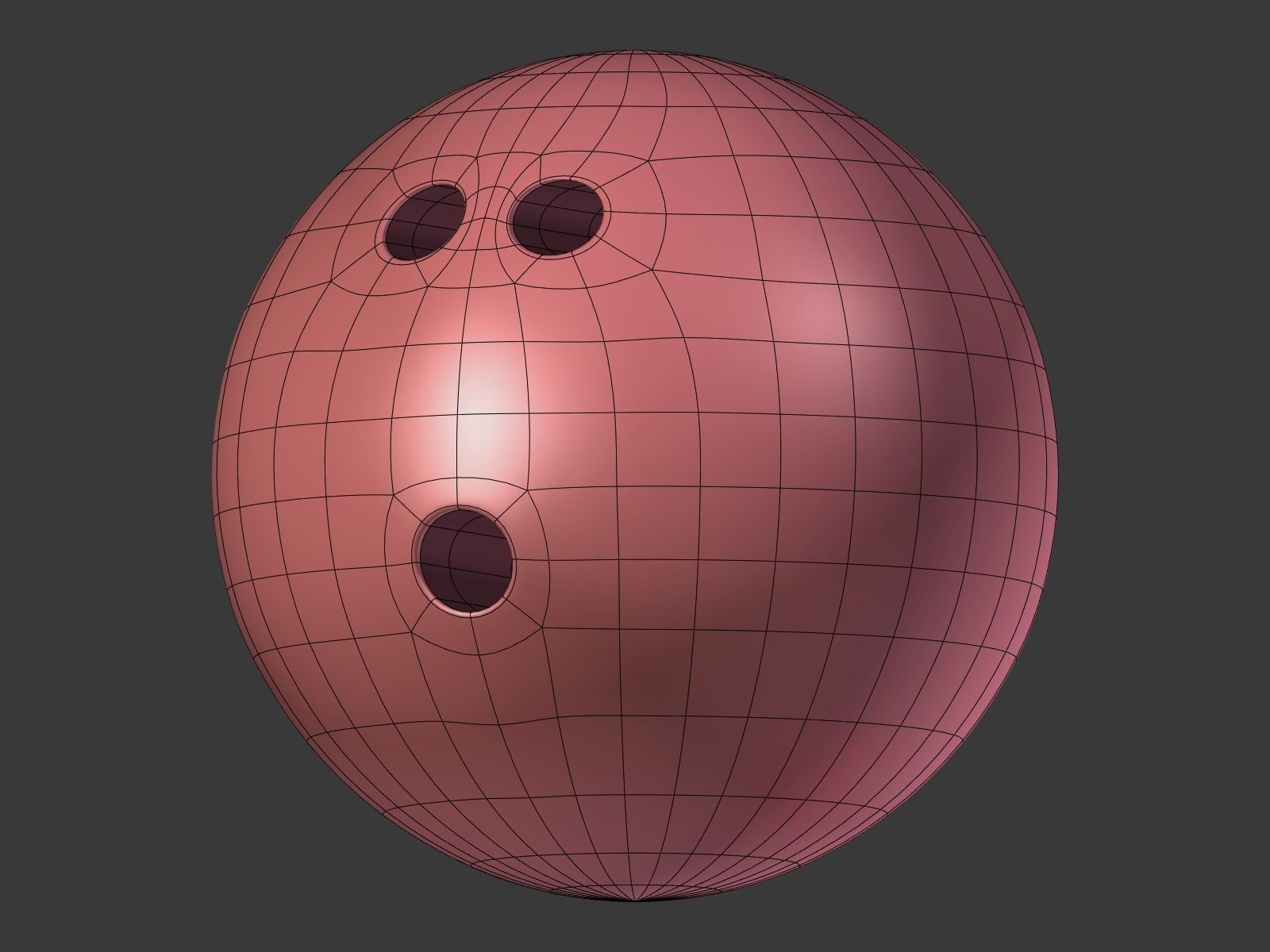 Cartoon Balls Low-poly 3D model_24