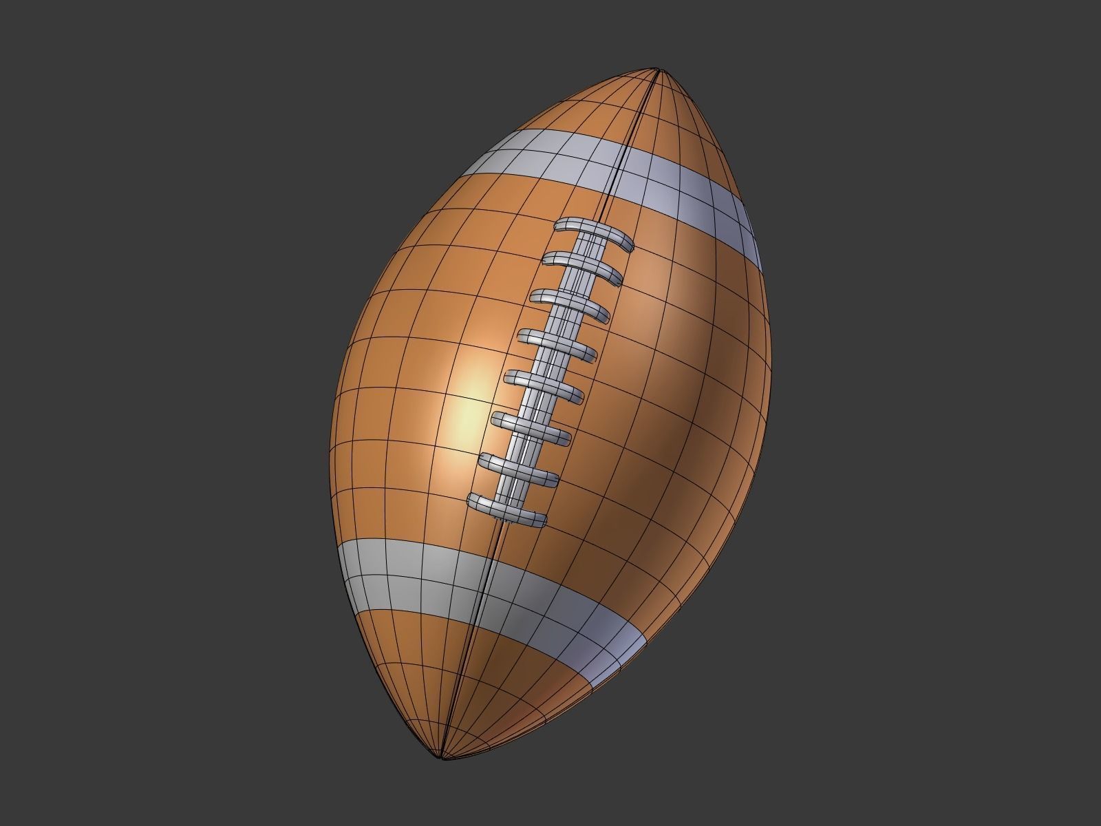 Cartoon Balls Low-poly 3D model_8