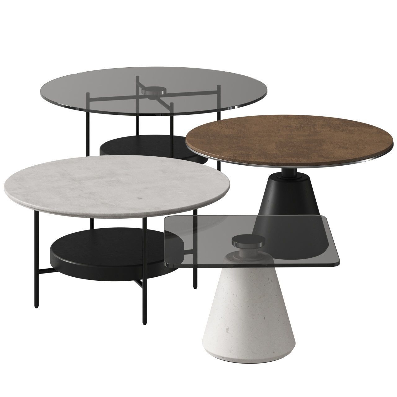 BoConcept Madrid Coffee Tables 3D model_1