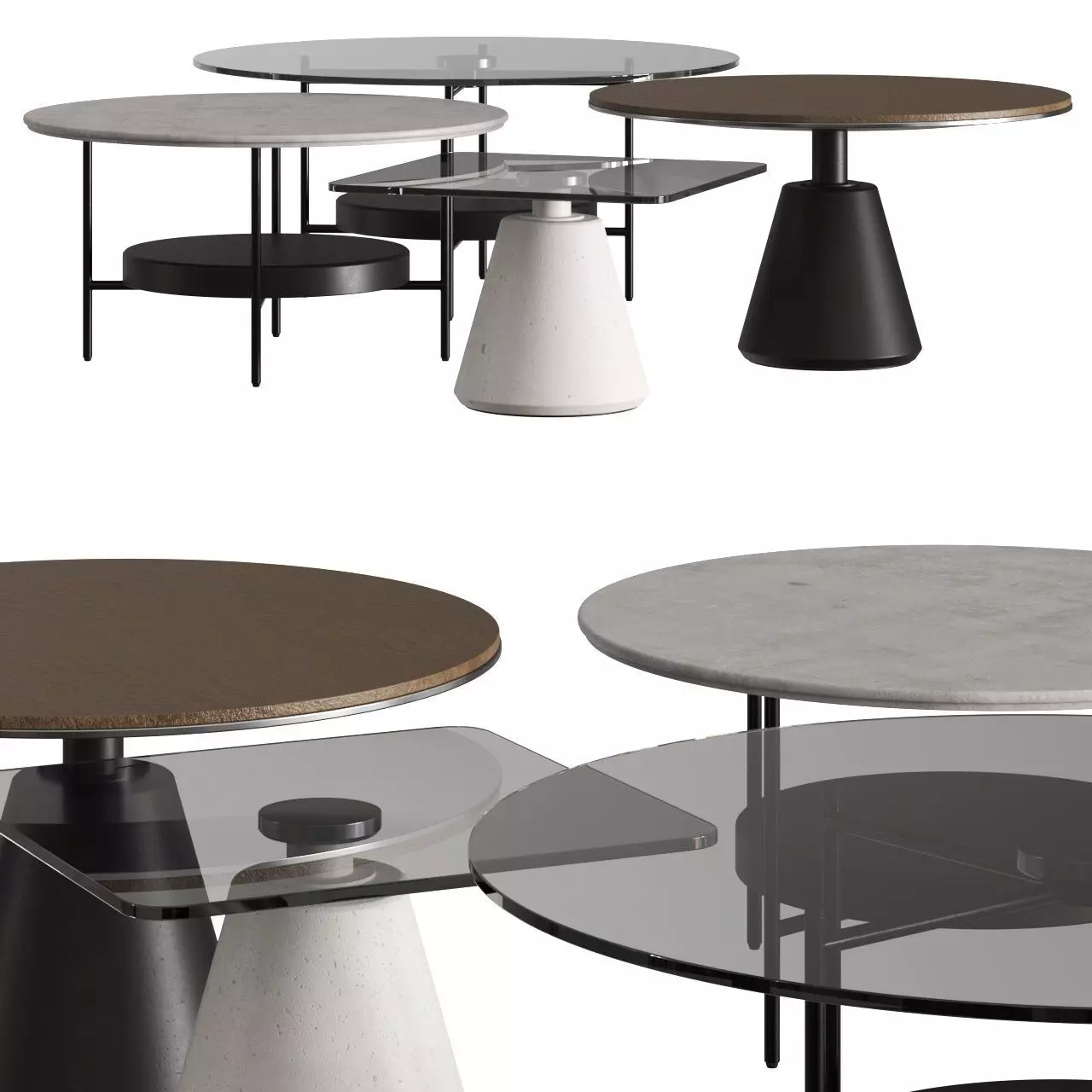 BoConcept Madrid Coffee Tables 3D model_0