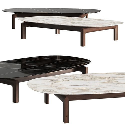Porada Quay Ovale Coffee Tables 3D model