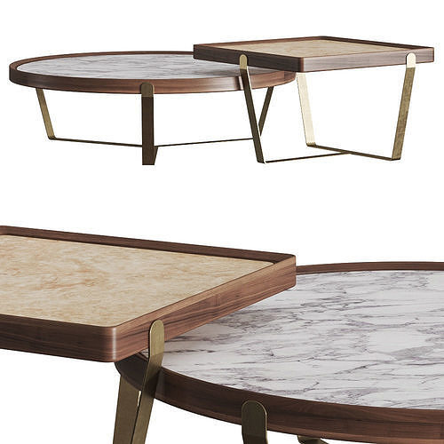 Passerini Odette Coffee Tables 3D model