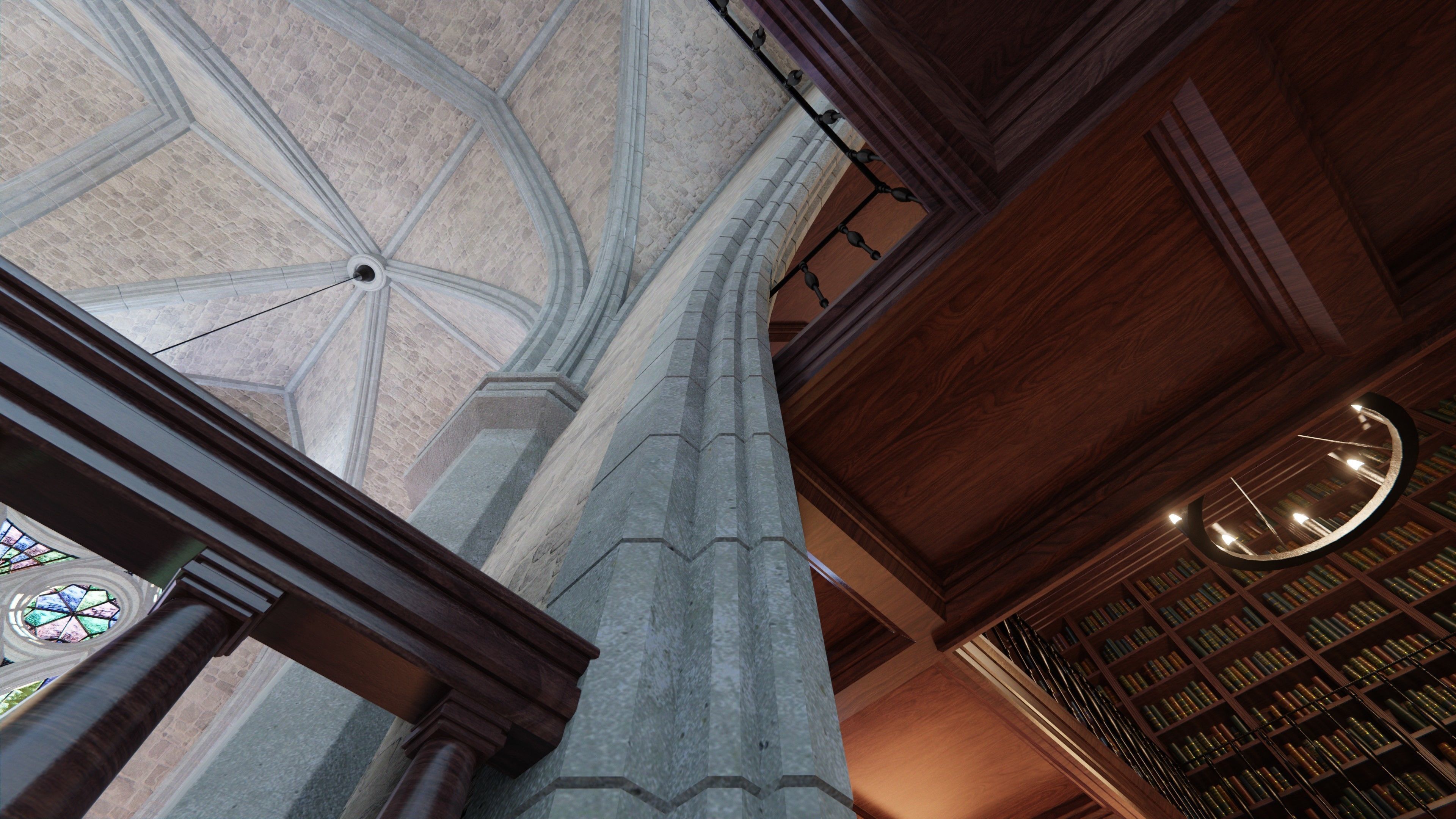 Classic Library for Blender Eevee and Cycles Low-poly 3D model_14