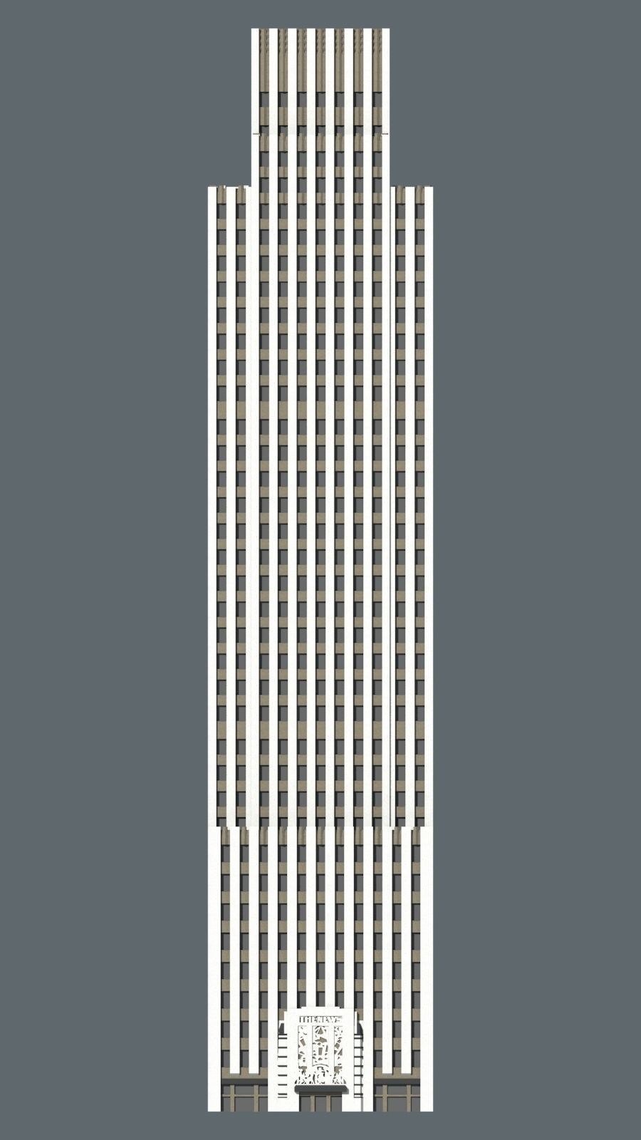 Daily News Building 3D print model_3