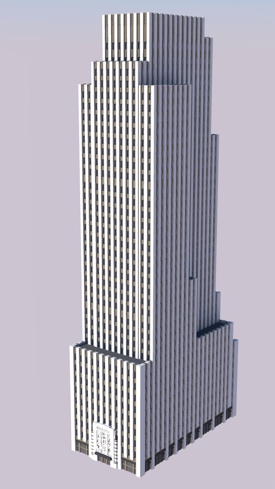 Daily News Building 3D print model_1