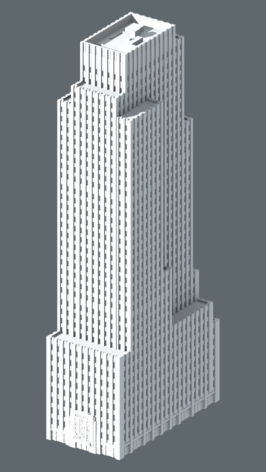 Daily News Building 3D print model_6