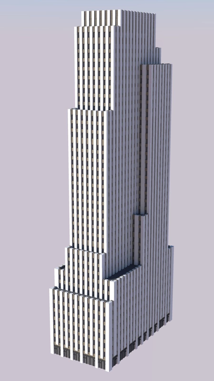 Daily News Building 3D print model_2
