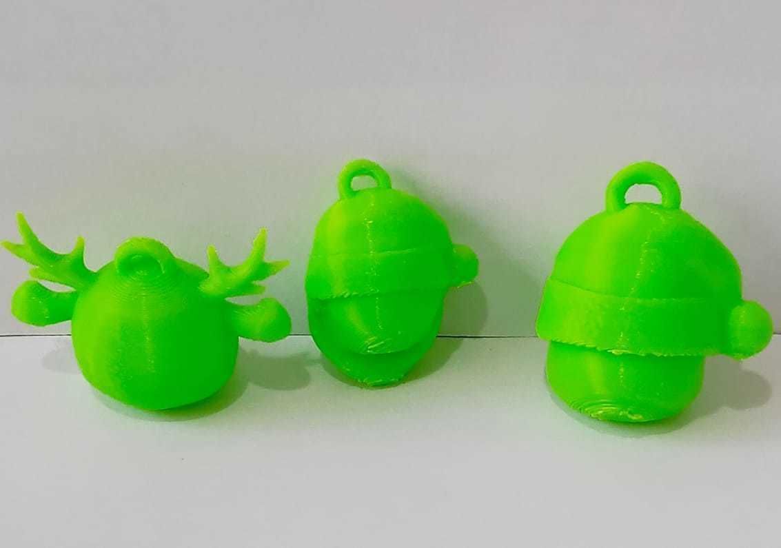 A cute Christmas Ornaments kit to decorate and play 3D print model_3