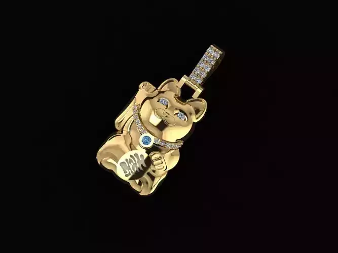 lucky cat 3D print model