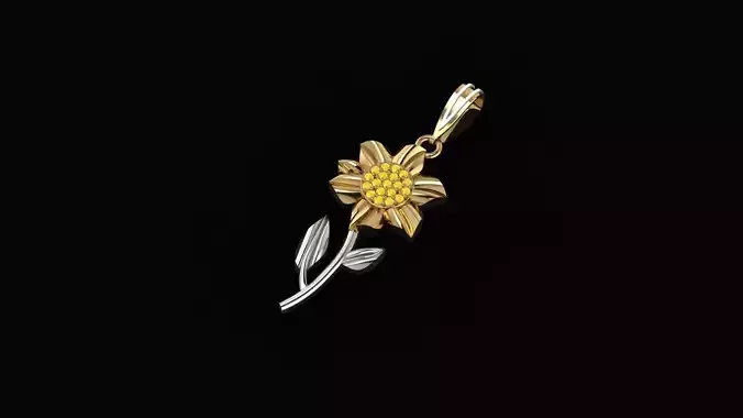 flower pendant 
