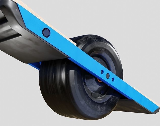 One Wheel Low-poly 3D model