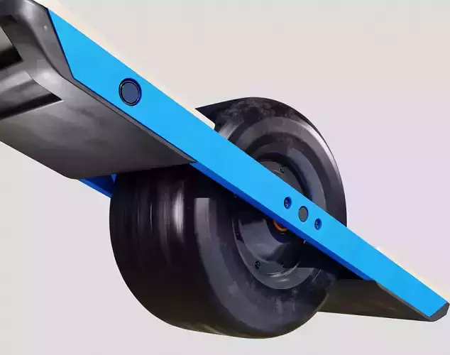 One Wheel Low-poly 3D model