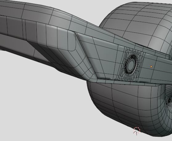 One Wheel Low-poly 3D model_4