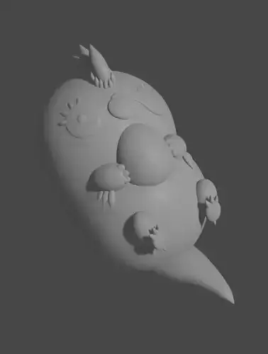 Monster hunter egg fan art - Kulu Yaku