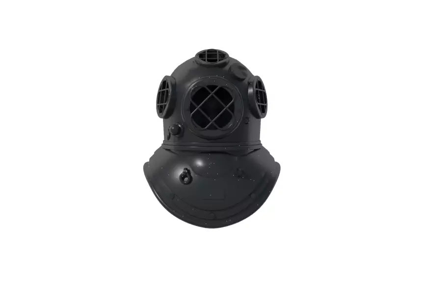 Diving Helmet 3D model_0