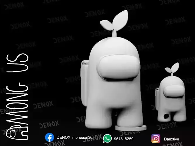 Amoung Us character and keychain