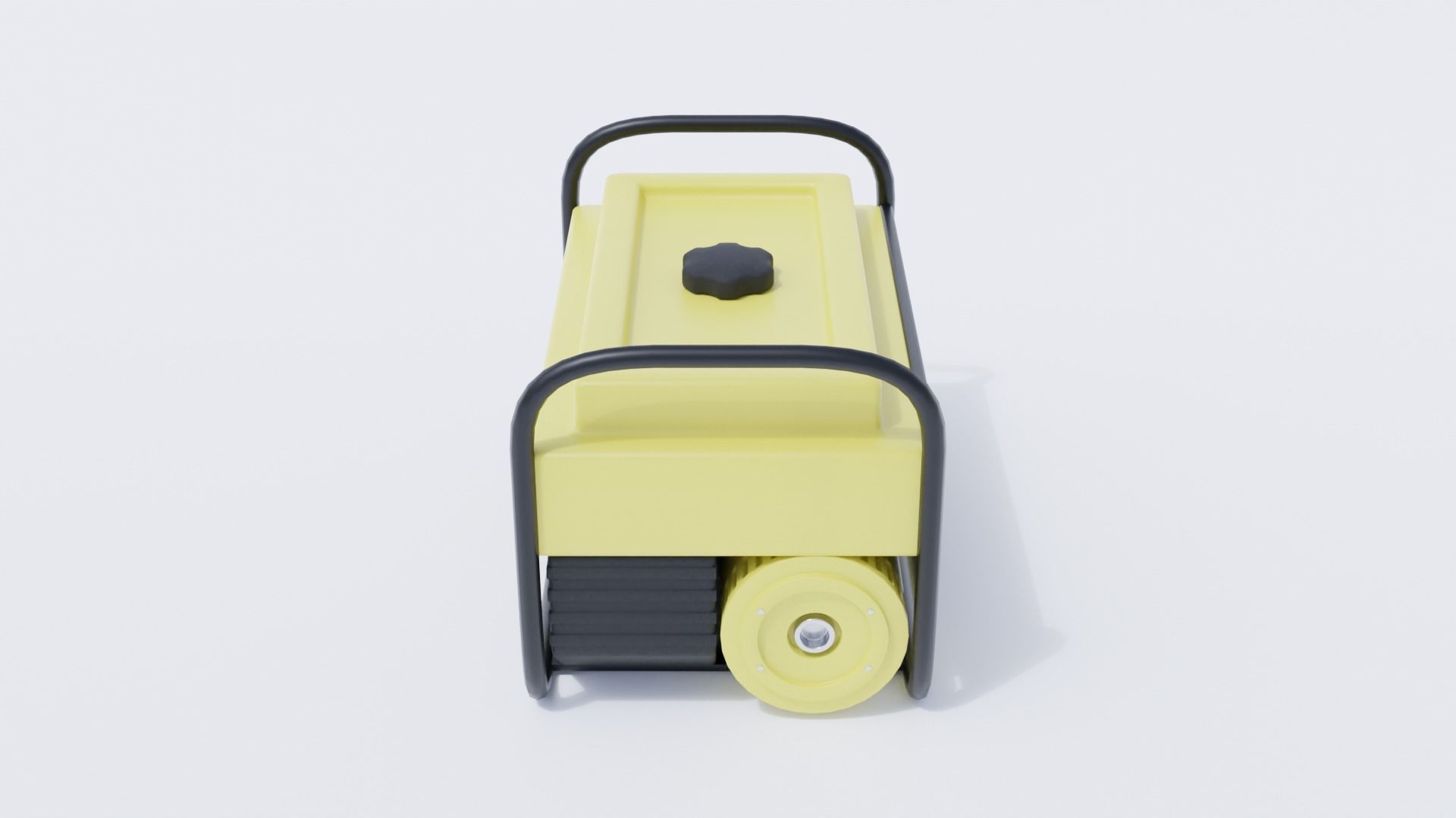 Portable Generator Low-poly 3D model_5
