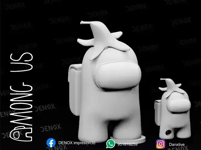 Amoung Us character and keychain