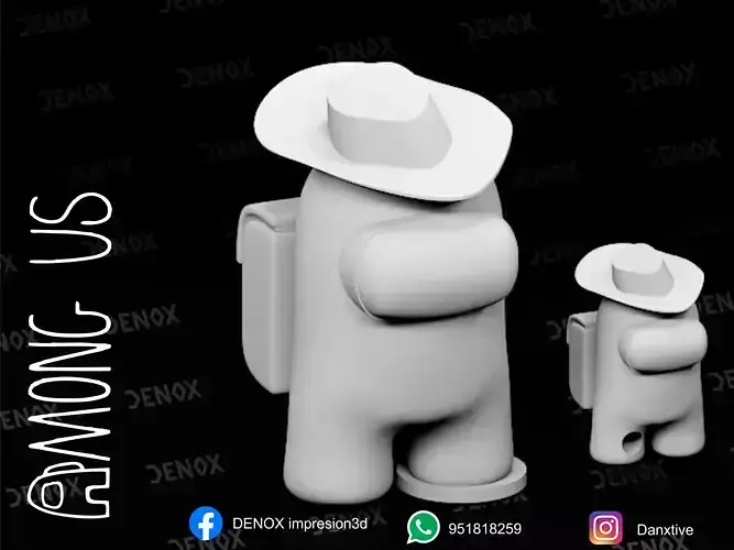 Amoung Us character and keychain