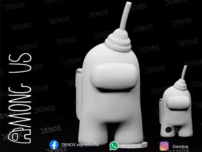 Amoung Us character and keychain