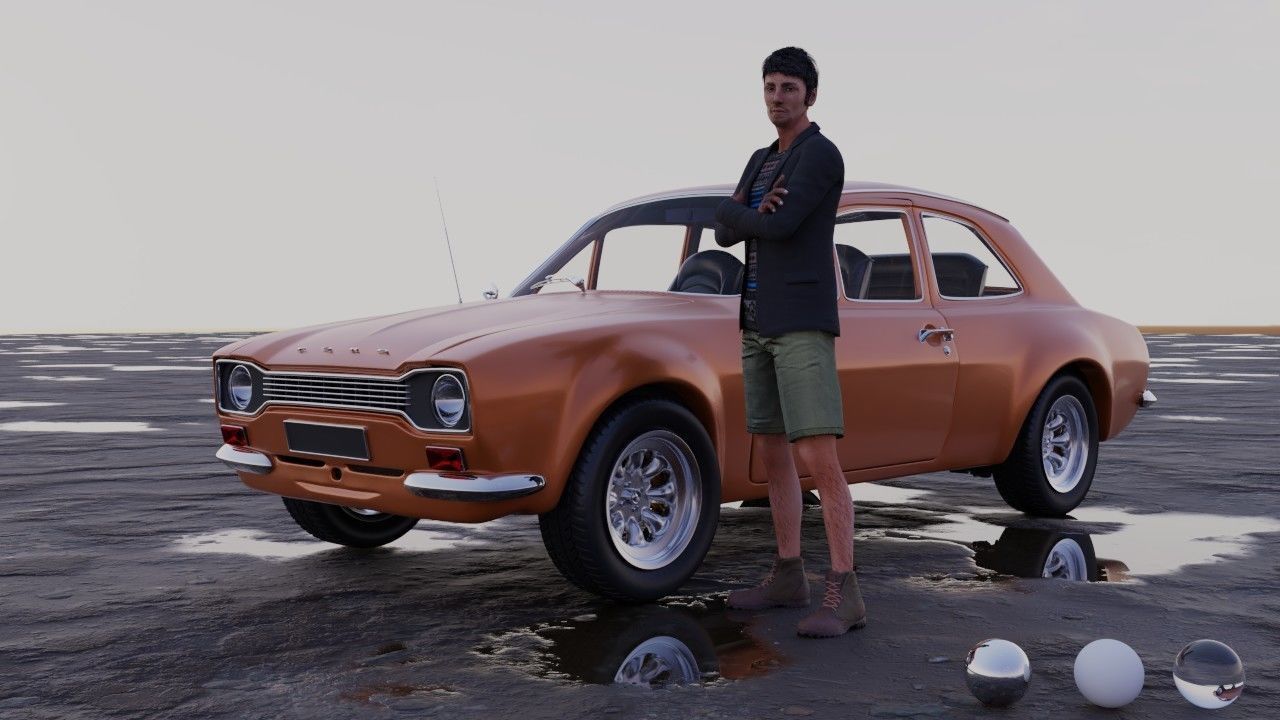 24h Artistic HDRI pack for beautiful renders BIG CRAZY PROMO 3D model_10