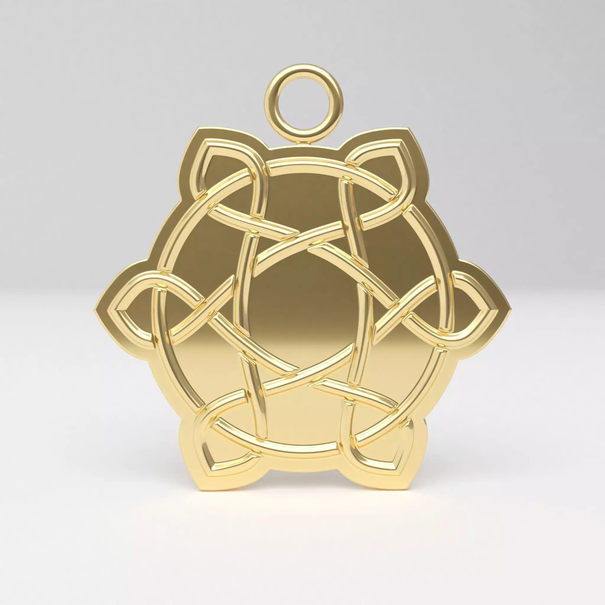 Celtic pendant 09 3D print model