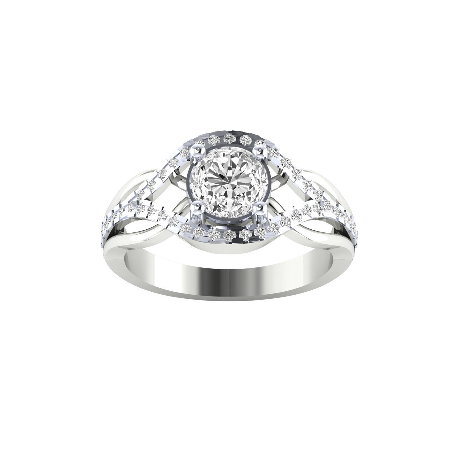 Women ring 3dm render detail 3D print model 3D print model_1