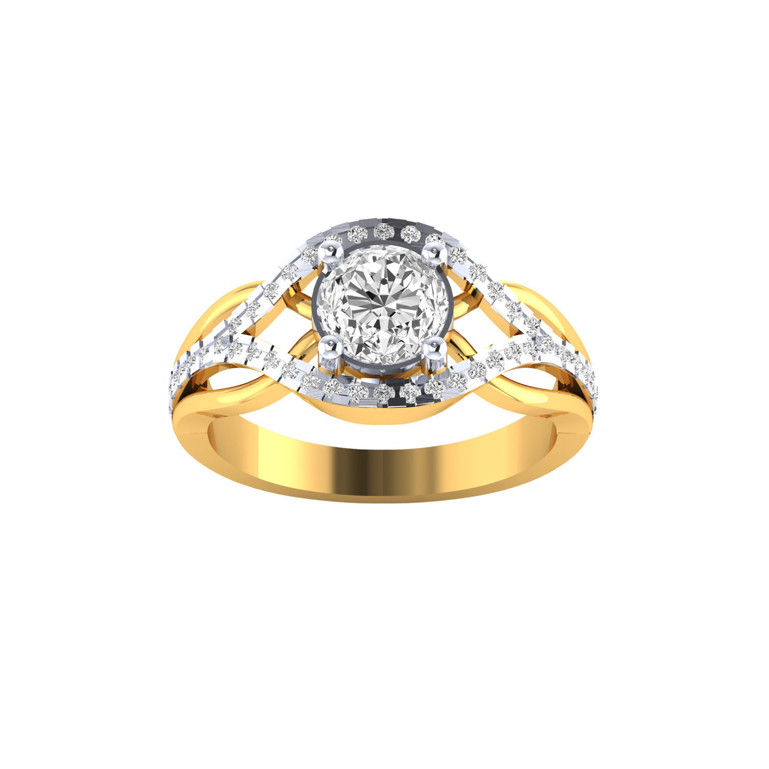 Women ring 3dm render detail 3D print model 3D print model_11