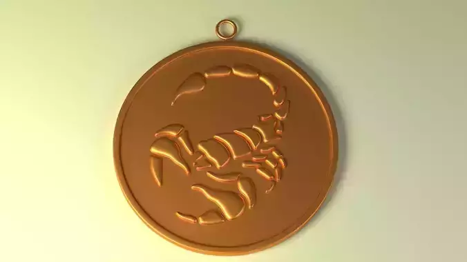 Scorpion pendant