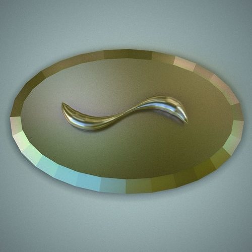 Furniture Door Handle Knob 3d model 17 Low-poly 3D model