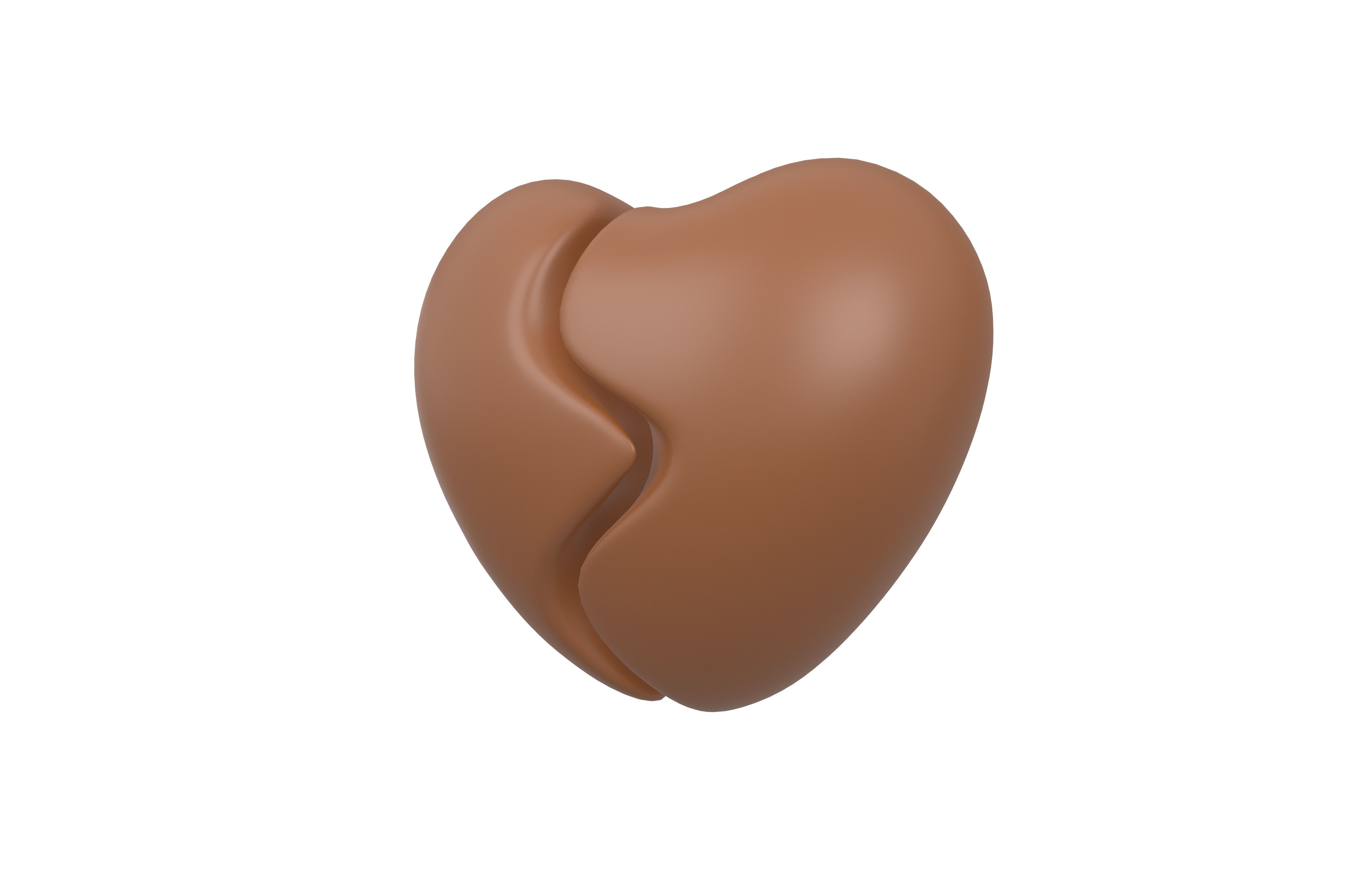 Broken Heart v2 005 Low-poly 3D model_2