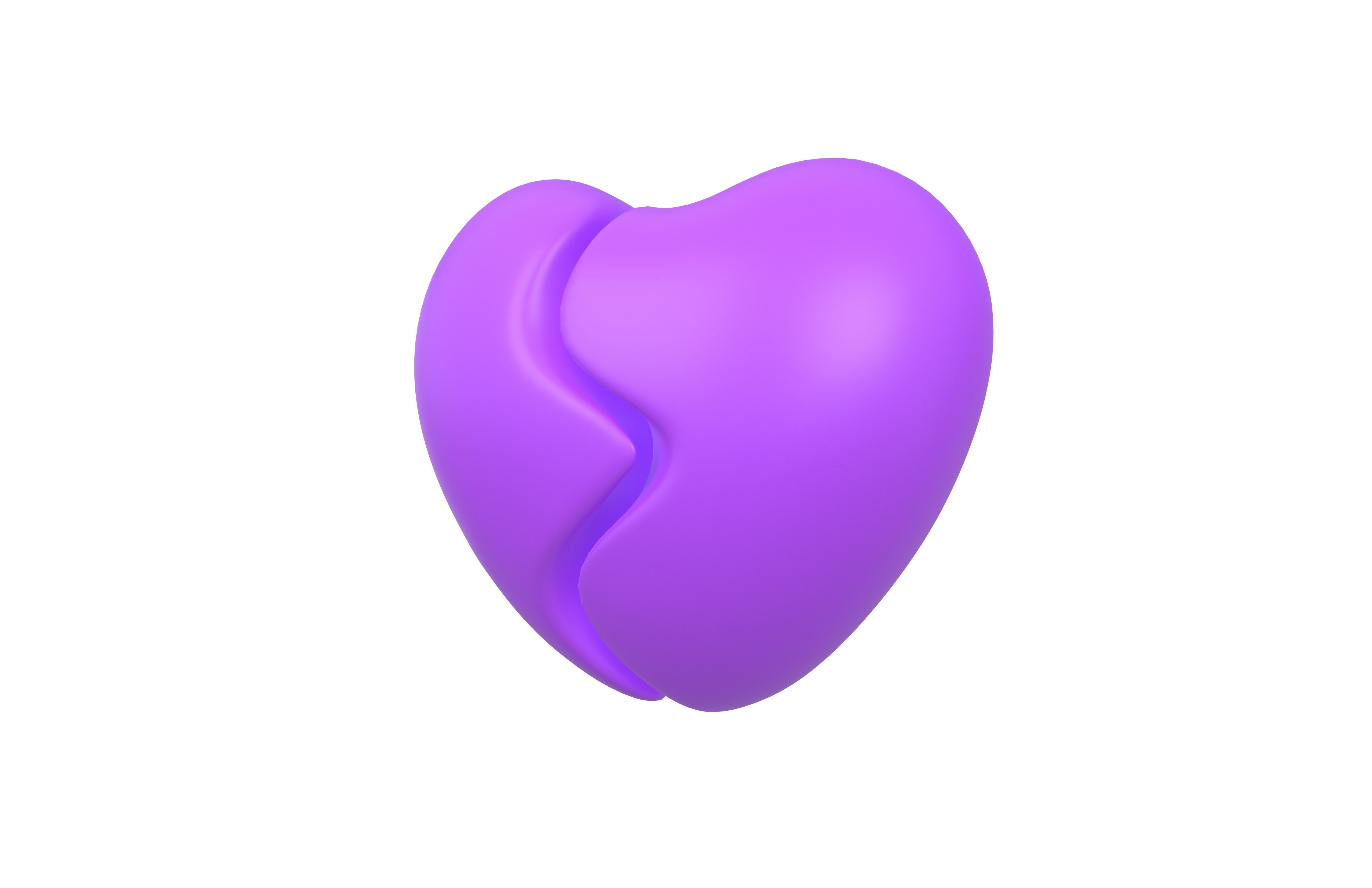 Broken Heart v2 008 Low-poly 3D model_1